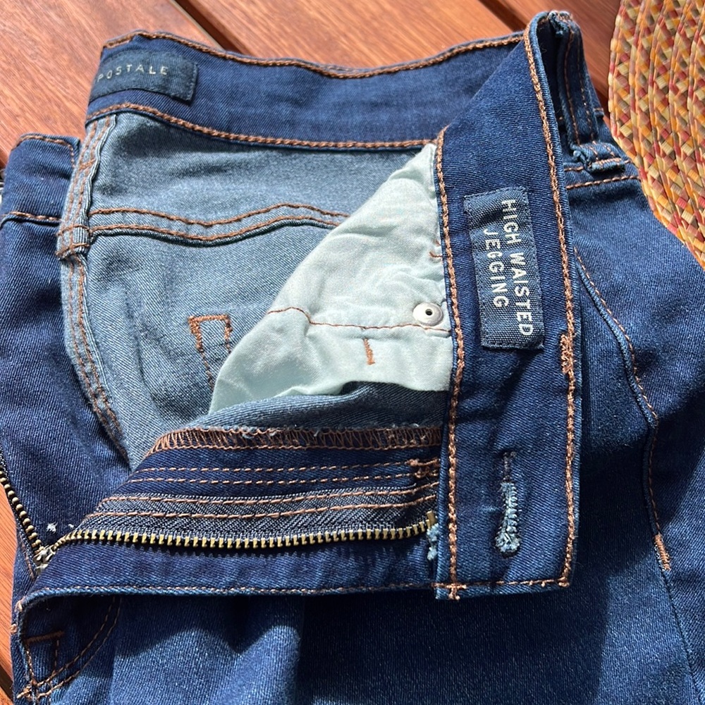 High waisted jegging jeans